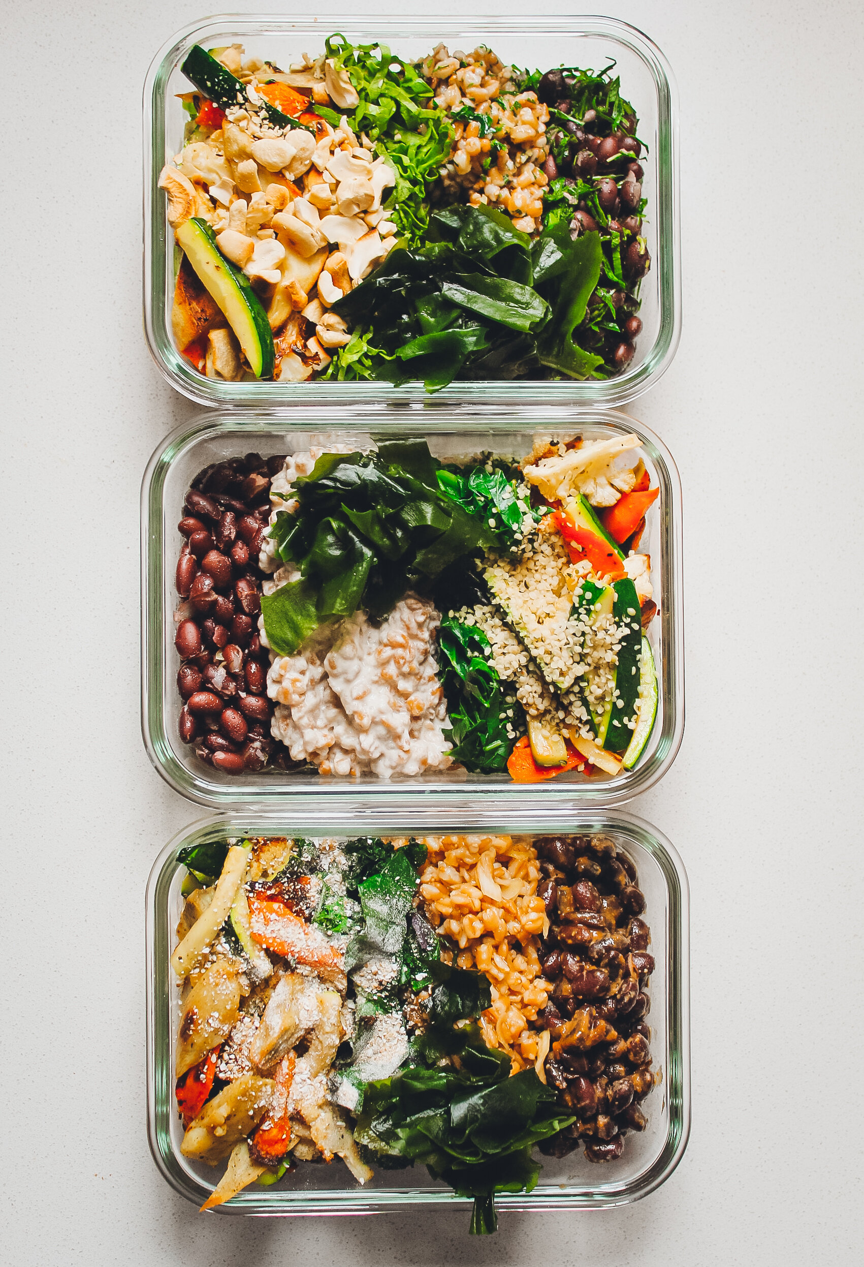 Healthy Whole Food Vegan Meal Prep (with free PDF download)