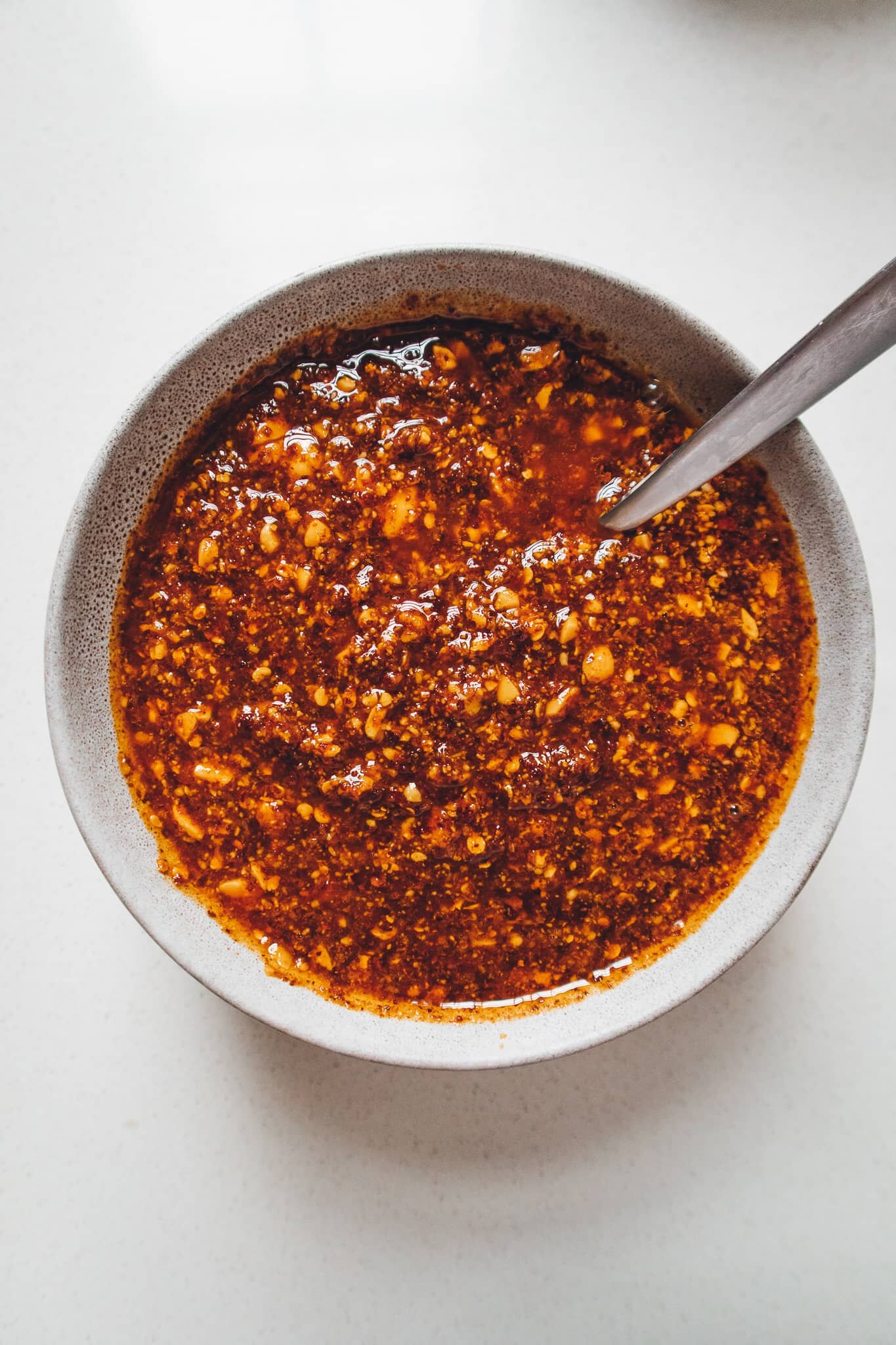Spicy Chile de Arbol &amp; Peanut Sauce