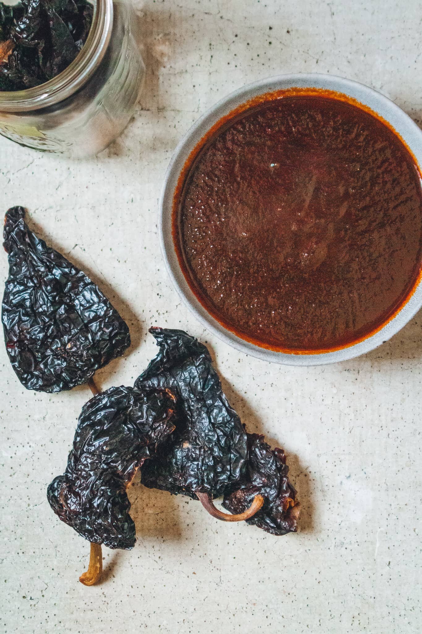 Chile Ancho Sauce with Mezcal